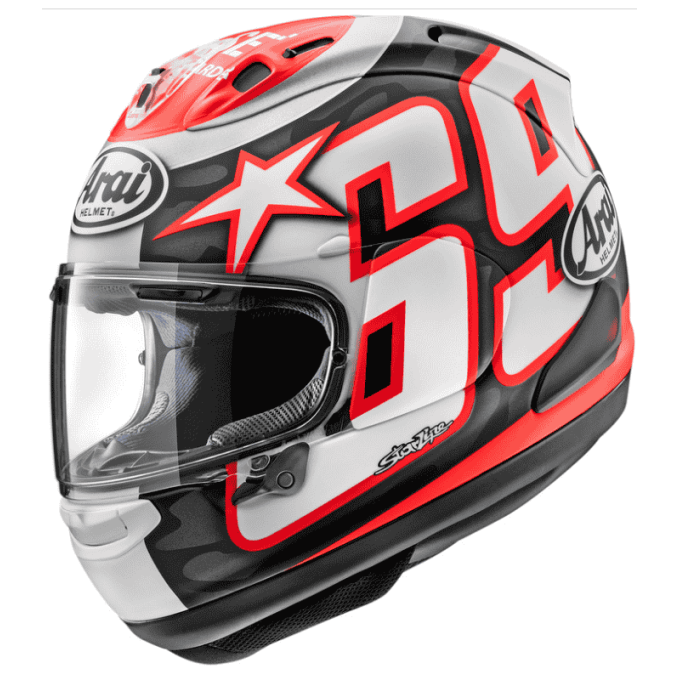 CASCO INTEGRAL ARAI RX-7V EVO Nicky Reset Replica