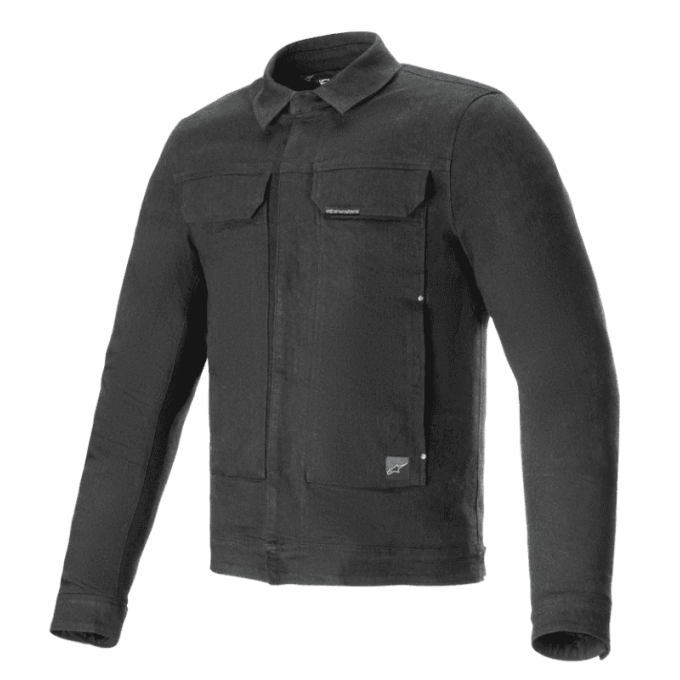 CHAQUETA DE CUERO ALPINESTARS GARAJE GRIS