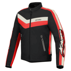 CHAQUETA DE CORDURA ALPINESTARS T-DYNO WR NEGRO - ROJO - BLANCO