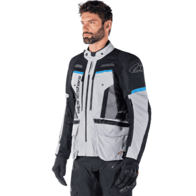 CHAQUETA ALPINESTARS BOGOTA PRO DRYSTAR GRIS / NEGRO / AZUL