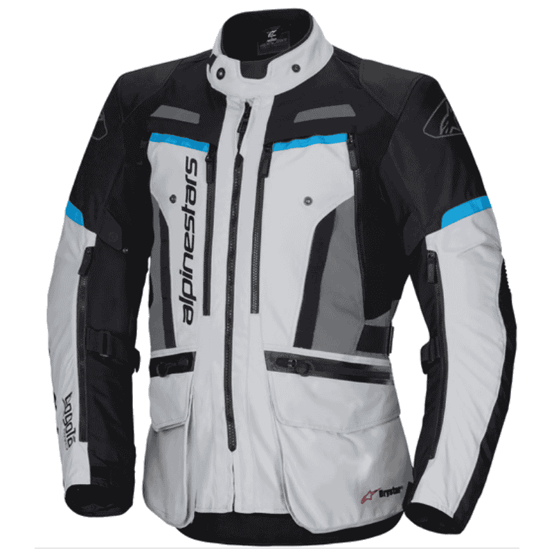 CHAQUETA ALPINESTARS BOGOTA PRO DRYSTAR GRIS / NEGRO / AZUL
