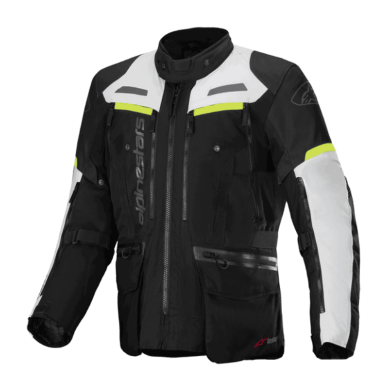 CHAQUETA ALPINESTARS BOGOTA PRO DRYSTAR NEGRO / AMARILLO NEON / BLANCO