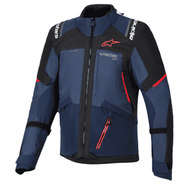 CHAQUETA ALPINESTARS ANDES V4 DRYSTAR GRIS OSCURO / NEGRO / ROJO 