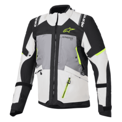 CHAQUETA ALPINESTARS ANDES V4 DRYSTAR NEGRO / BLANCO / AMARILLO NEON