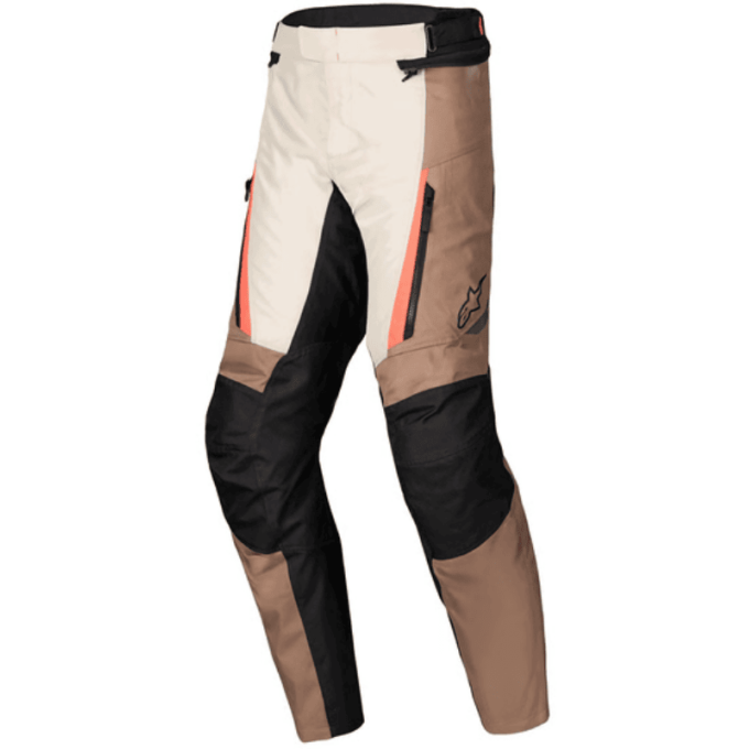 PANTALONES ALPINESTARS ST-1 WP NEGRO / BLANCO / MARRÓN
