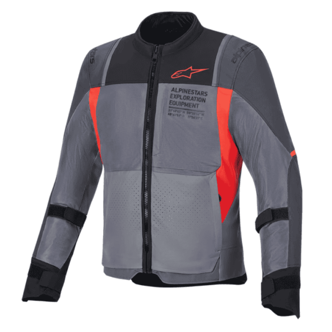 CHAQUETA ALPINESTARS ST-2 AIR NEGRO / ROJO