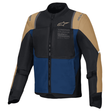 CHAQUETA ALPINESTARS ST-2 AIR NEGRO / AZUL OSCURO / MARRÓN