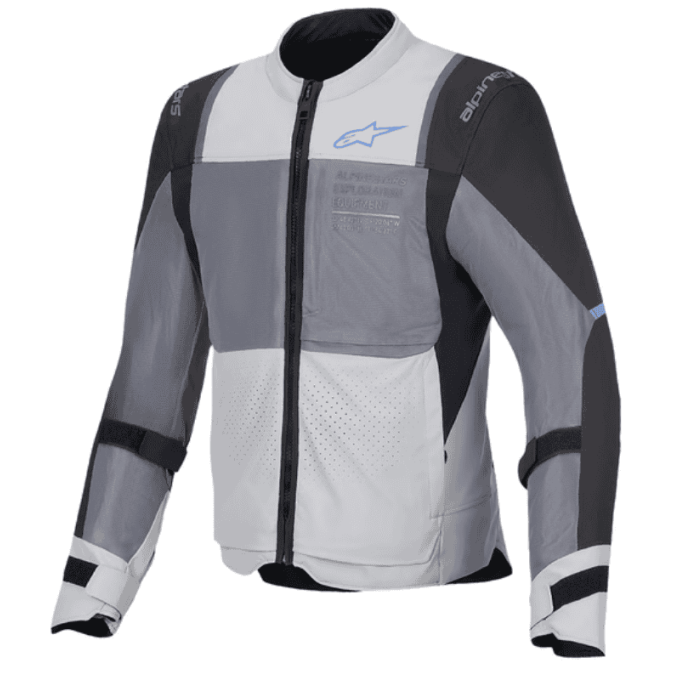 CHAQUETA ALPINESTARS ST-2 AIR GRIS / BLANCO / AZUL CLARO