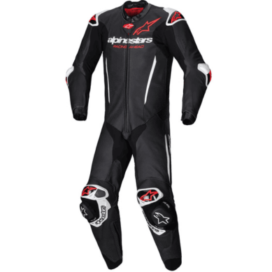 MONO DE PIEL 1 PIEZA HOMBRE ALPINESTARS RACING GP TECH V5 BLANCO / NEGRO / AMARILLO FLUOR