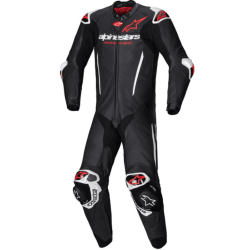 MONO DE PIEL 1 PIEZA HOMBRE ALPINESTARS RACING GP TECH V5 BLANCO / NEGRO / AMARILLO FLUOR