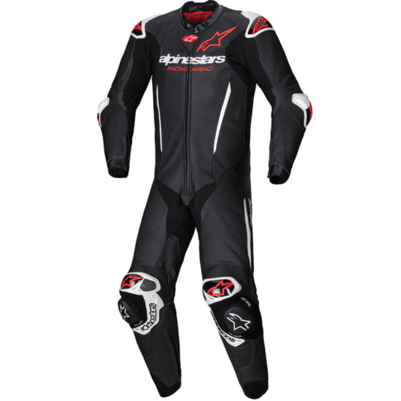 MONO DE PIEL 1 PIEZA HOMBRE ALPINESTARS RACING GP TECH V5 BLANCO / NEGRO / AMARILLO FLUOR