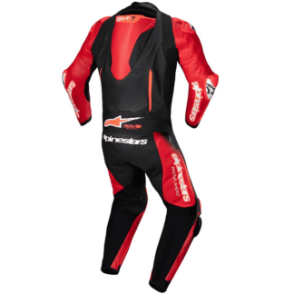 MONO DE PIEL 1 PIEZA HOMBRE ALPINESTARS RACING GP-R7 NEGRO / ROJO MEDIO