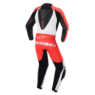 MONO DE PIEL 1 PIEZA HOMBRE ALPINESTARS RACING GP-R7 NEGRO / ROJO MEDIO