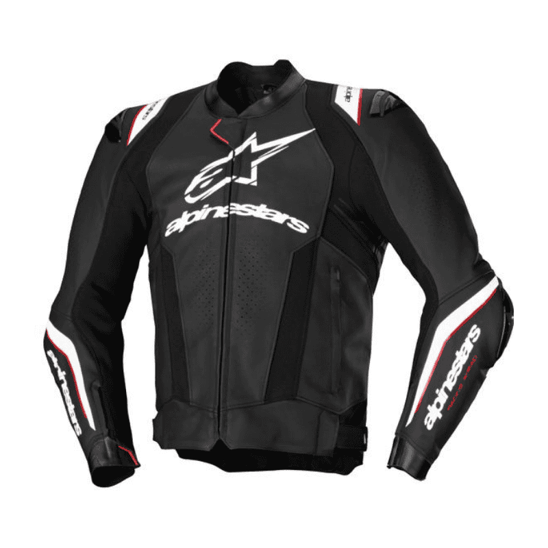 CHAQUETA DE CUERO ALPINESTARS MISSILE V3 IGNITION NEGRO / BLANCO