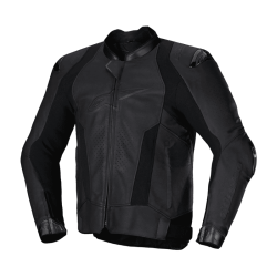 CHAQUETA DE CUERO ALPINESTARS MISSILE V3 NEGRO 