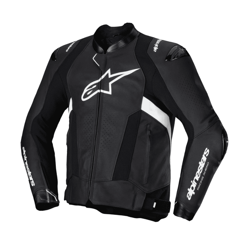 CHAQUETA DE CUERO ALPINESTARS MISSILE V3 NEGRO / BLANCO