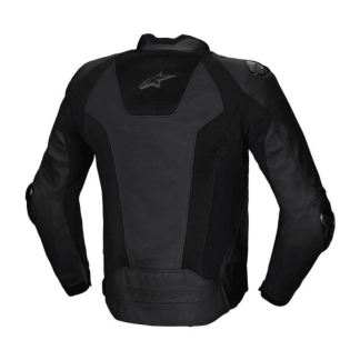 CHAQUETA DE CUERO ALPINESTARS MISSILE V3 BLANCO / NEGRO