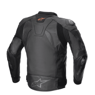 CHAQUETA DE CUERO ALPINESTARS GP PLUS V4 NEGRO / BLANCO