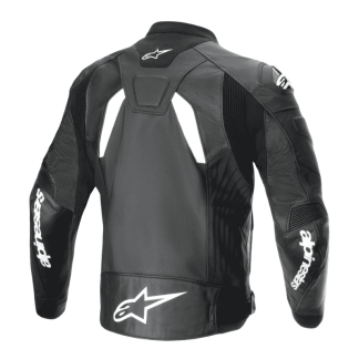 CHAQUETA DE CUERO ALPINESTARS GP PLUS R V4 AIRFLOW NEGRO / BLANCO