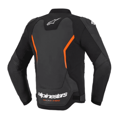 CHAQUETA DE CUERO ALPINESTARS DUSK AIRFLOW NEGRO / BLANCO