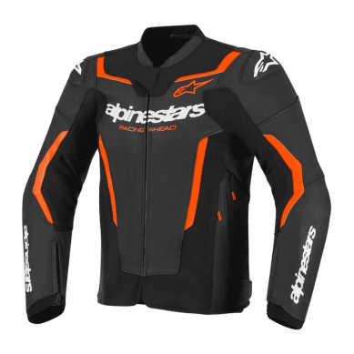 CHAQUETA DE CUERO ALPINESTARS DUSK AIRFLOW NEGRO / BLANCO