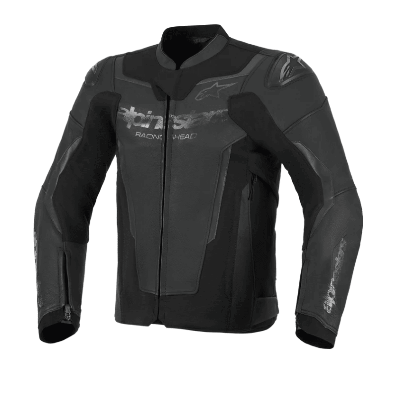 CHAQUETA DE CUERO ALPINESTARS GP FORCE V2 NEGRO