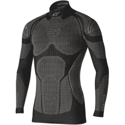 CAMISETA ALPINESTARS RIDE TECH TOP LONG SLEEVE WINTER NEGRO / GRIS