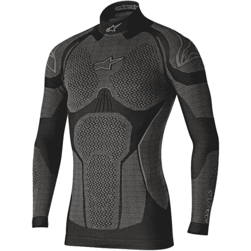 CAMISETA ALPINESTARS RIDE TECH TOP LONG SLEEVE WINTER NEGRO / GRIS