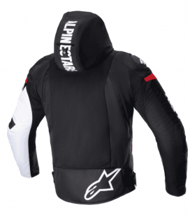 CHAQUETA ALPINESTARS ZACA AIR NEGRO / BLANCO / ROJO FLUOR