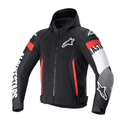 CHAQUETA ALPINESTARS ZACA AIR NEGRO / BLANCO / ROJO FLUOR