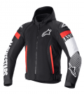 CHAQUETA ALPINESTARS ZACA AIR NEGRO / BLANCO / ROJO FLUOR
