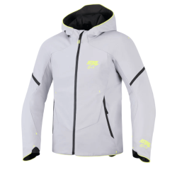 CHAQUETA ALPINESTARS AEROSHELL WP GRIS / AMARILLO FLUOR