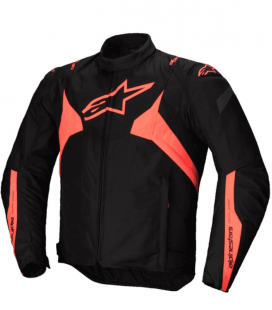 CHAQUETA ALPINESTARS T-JAWS V4 WP NEGRO / ROJO FLUOR