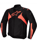 CHAQUETA ALPINESTARS T-JAWS V4 WP NEGRO / ROJO FLUOR