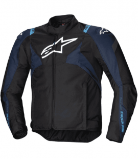 CHAQUETA ALPINESTARS T-JAWS V4 WP NEGRO / AZUL OSCURO