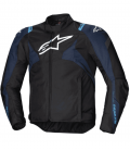 CHAQUETA ALPINESTARS T-JAWS V4 WP NEGRO / AZUL OSCURO