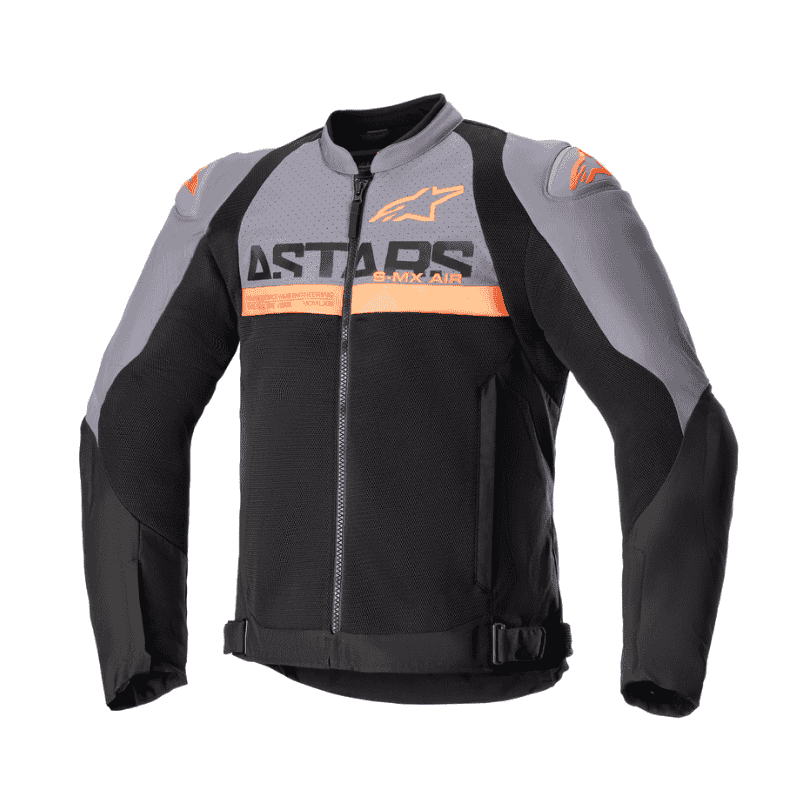 Chaqueta Alpinestars SMX Air Gris Negro Naranja Fluo