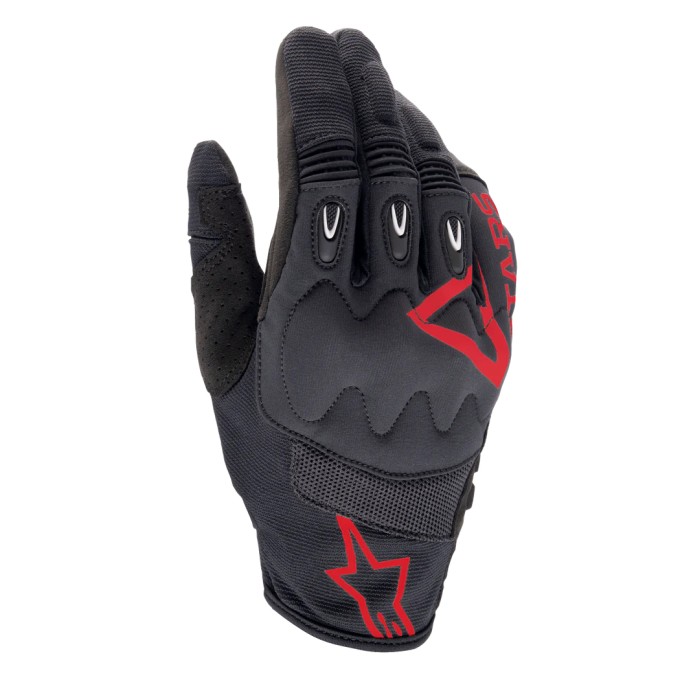 Guantes Alpinestars Techdura Enduro CE Nivel 1 Negro / Rojo