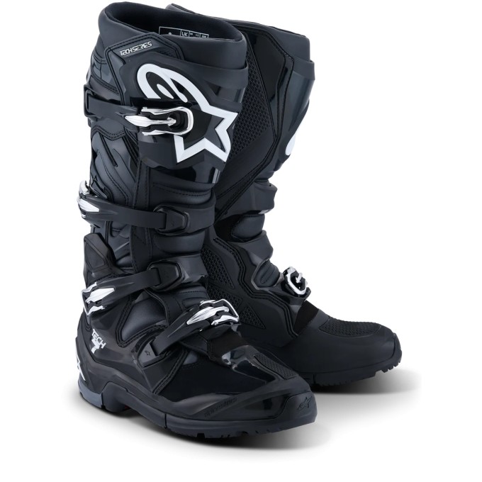 Botas Tech 7 Enduro CE con Suela Específica Negras