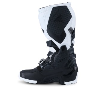 Botas Tech 7 Enduro CE con Suela Específica Negras y Blancas