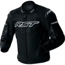 Chaqueta RST Tractech D3O Textil Negro Blanco Moto