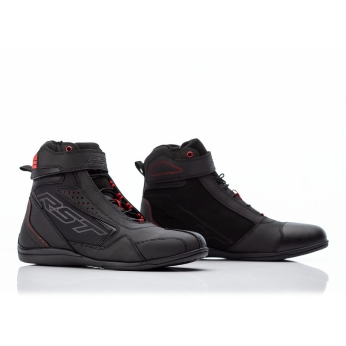 Botas de Mujer RST Frontier Negro Rojo Urbanas Moto