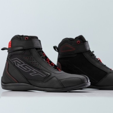 Botas de Mujer RST Frontier Negro Rojo Urbanas Moto