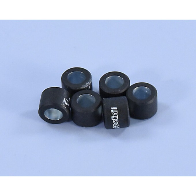Rodillos variador Polini 15x12mm 6g para transmisión CVT