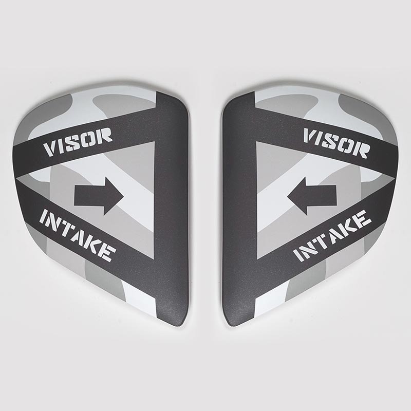 Cubiertas laterales Arai VAS-V Navy Blanco | Recambio