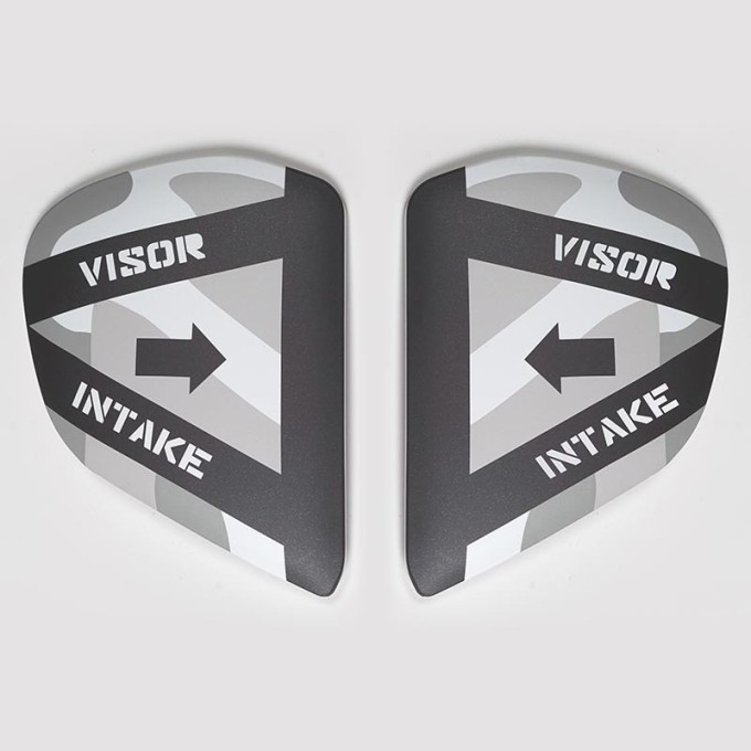 Cubiertas laterales Arai VAS-V Navy Blanco | Recambio