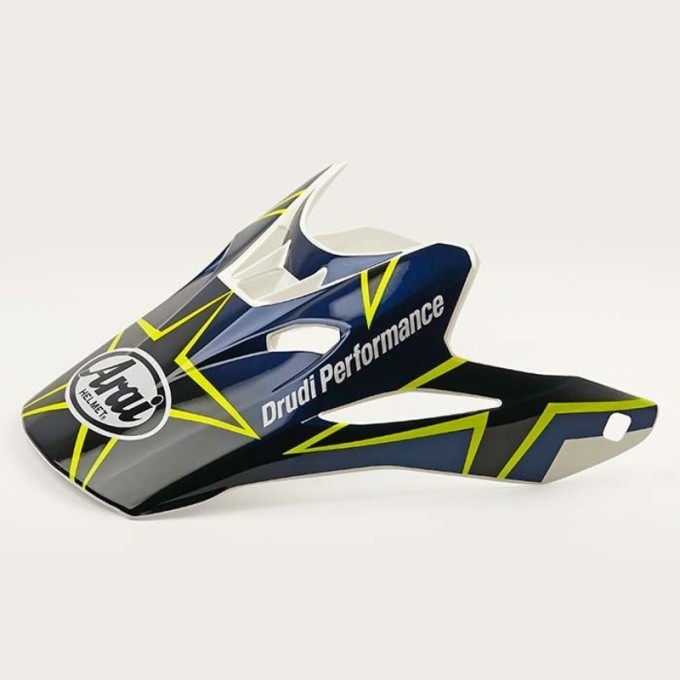 Visera ARAI MX-V - Stars & Stripes Blanco | STRacingStore