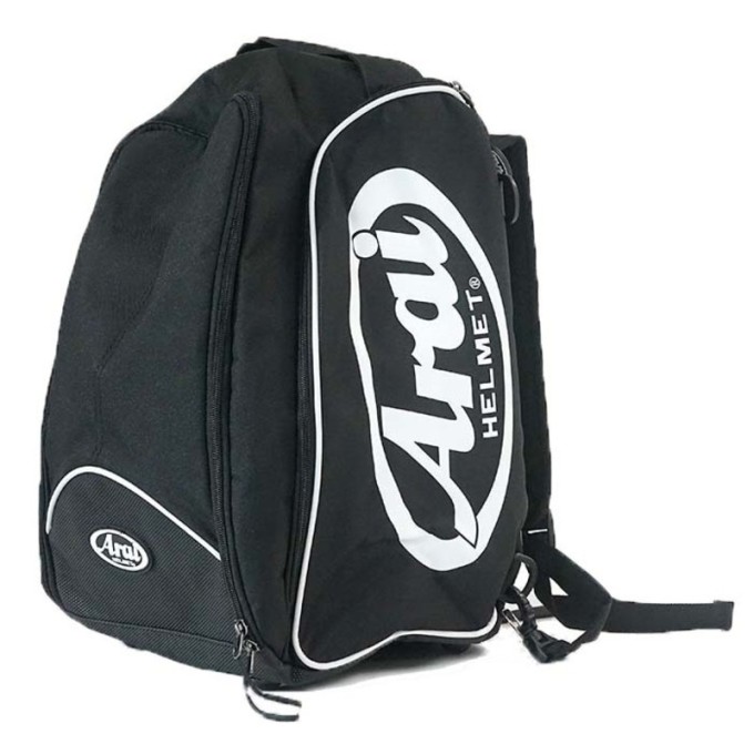 Mochila textil para cascos ARAI - Negro | Mochila moto