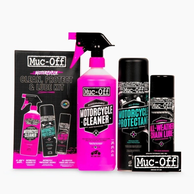 MUC-OFF MOTORCYCLE CLEAN, PROTECT & LUBE KIT | MUC-OFF