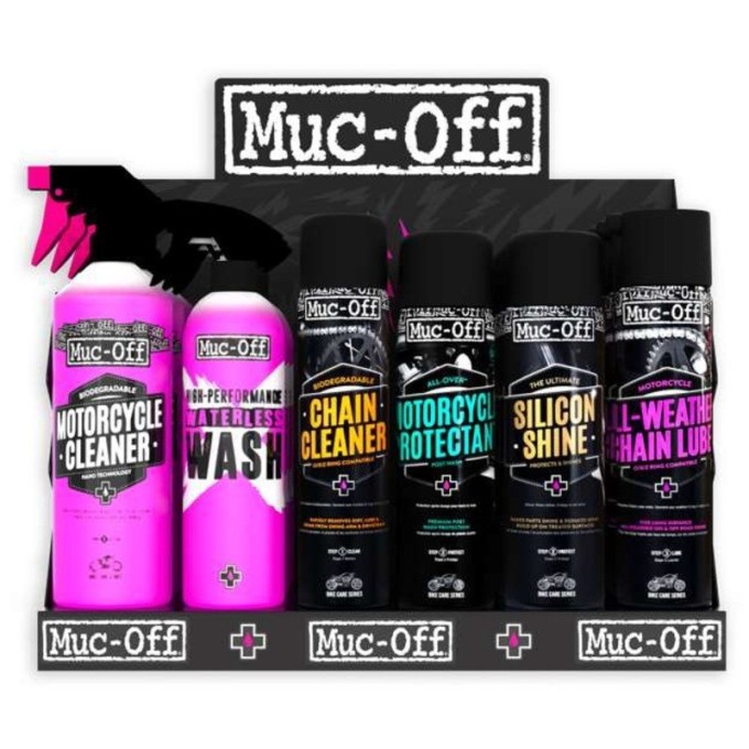 MUC-OFF SLAT WALL STARTER PACK - CLEAN, PROTECT, LUBE | MUC-OFF